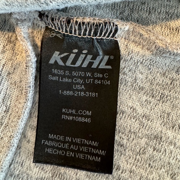Kuhl Lea Wrap Cardigan Sweater Heathered Grey Womens Medium - Picture 5 of 5